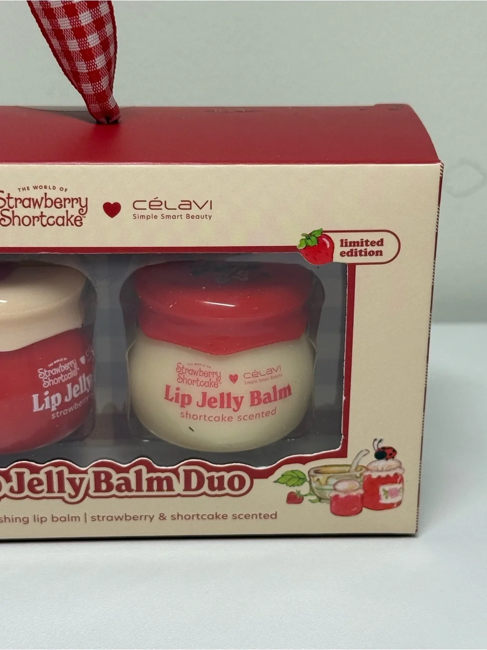 Strawberry Shortcake X Celavi Jelly Balm Duo Set Scented